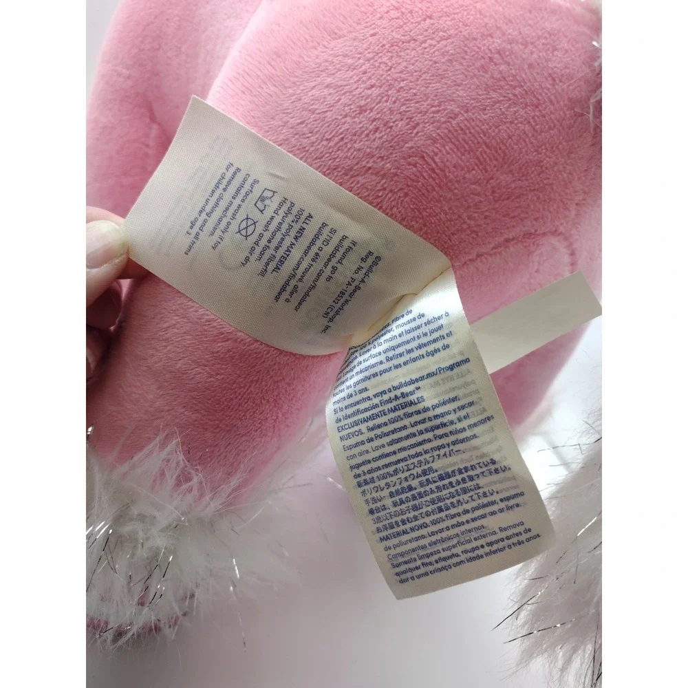 Build A Bear Workshop UNICORN Candy Stripe Bubblegum Pink PEGASUS 16